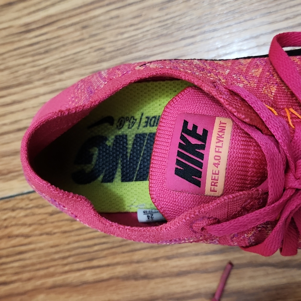 NIKE free 4.0 flyknit woman sneaker size 7 - Picture 5 of 10